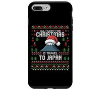 Carcasa para iPhone 7 Plus/8 Plus Suéter Feo de Navidad de Viaje a Japón Monte Fuji