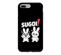 Carcasa para iPhone 7 Plus/8 Plus Sugoi! Funny Chibi Anime Bunny Kawaii Manga Comedia