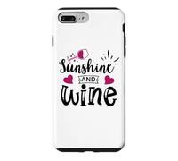 Carcasa para iPhone 7 Plus/8 Plus Sunshine & Wine Book Club Merch,Read Between The Wines Women