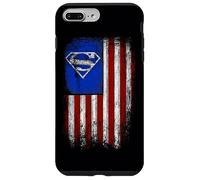 Carcasa para iPhone 7 Plus/8 Plus Superman Old Glory Shield