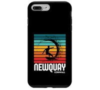 Carcasa para iPhone 7 Plus/8 Plus Surf Newquay Cornwall Playa Vintage Retro Surf
