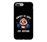 Carcasa para iPhone 7 Plus/8 Plus Sweat Is Just Fat Crying Panda Gym Workout