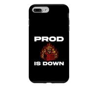 Carcasa para iPhone 7 Plus/8 Plus SysAdmin Prod Is Down Server On Fire Devops Tech Humor