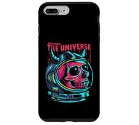 Carcasa para iPhone 7 Plus/8 Plus Take Over The Universe, Cool Skeleton Astronaut Short Sleeve