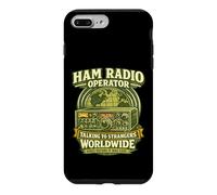 Carcasa para iPhone 7 Plus/8 Plus Talking To Strangers Worldwide Funny Ham Radio Operator