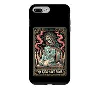 Carcasa para iPhone 7 Plus/8 Plus Tarjeta de Tarot para Amantes de Las Mascotas con diseño de Esqueleto de My Kids Have