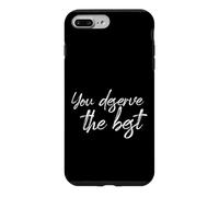 Carcasa para iPhone 7 Plus/8 Plus Te mereces la Mejor Cita Motivacional de Bienestar