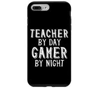 Carcasa para iPhone 7 Plus/8 Plus Teacher by Day Gamer by Night Funny School Gaming Teacher