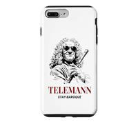 Carcasa para iPhone 7 Plus/8 Plus Telemann Stay Baroque Funny Compositor de música clásica
