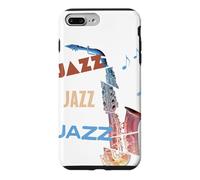 Carcasa para iPhone 7 Plus/8 Plus Tema de Arte Moderno de saxofón de Jazz
