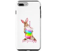 Carcasa para iPhone 7 Plus/8 Plus Tengo Esta Linda Bebida de batido con Forma de arcoíris con Forma de Conejito Que es motivadora