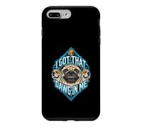 Carcasa para iPhone 7 Plus/8 Plus Tengo un Amigo en mí, Divertido Meme para Amantes de los Perros Pug