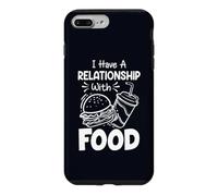 Carcasa para iPhone 7 Plus/8 Plus Tengo una relación con la Comida Humor Divertido Amantes de la Comida rápida