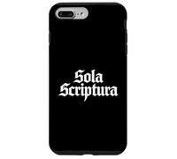 Carcasa para iPhone 7 Plus/8 Plus Teología Reformada Sola Scriptura Autoridad Bíblica Diseño