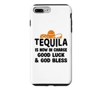 Carcasa para iPhone 7 Plus/8 Plus Tequila is Now in Charge Good Luck and God Bless Margarita