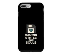 Carcasa para iPhone 7 Plus/8 Plus Terapeuta Gamer Controlador Emocional Jugador Salud Mental Diversión