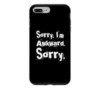 Carcasa para iPhone 7 Plus/8 Plus Texto de Humor Divertido Divertido para la Gente Lo Siento, Soy incómodo, lo Siento