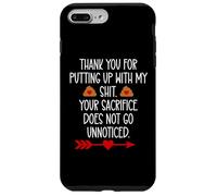 Carcasa para iPhone 7 Plus/8 Plus Thank You for Putting Up with My Shit Funny Coworker Work
