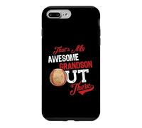 Carcasa para iPhone 7 Plus/8 Plus That's My Awesome Grandson out There Baseball Lovers