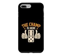 Carcasa para iPhone 7 Plus/8 Plus The Champ Is Here Dominó King Domino Player Tile Lover