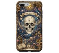 Carcasa para iPhone 7 Plus/8 Plus The Cosmic Sigil Celestial Skull and Galaxy