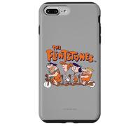 Carcasa para iPhone 7 Plus/8 Plus The Flintstones Fred Wilma Betty Barney on Bike