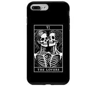 Carcasa para iPhone 7 Plus/8 Plus The Lovers Tarot Card Oculto Goth Lesbianas Esqueleto Halloween