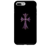 Carcasa para iPhone 7 Plus/8 Plus The Pave Diamonds Amethyst Cross