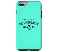 Carcasa para iPhone 7 Plus/8 Plus The Village of Calumet Grove - Diseño de Palmeras de Estilo clásico