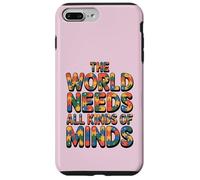 Carcasa para iPhone 7 Plus/8 Plus The World Needs All Kinds of Minds Puzzle Autism Awareness