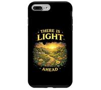 Carcasa para iPhone 7 Plus/8 Plus There Is Light Ahead Inspirador Esperanza Dicho edificante