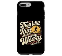 Carcasa para iPhone 7 Plus/8 Plus They Will Run and Not Grow Weary Bible Reminder -