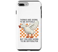 Carcasa para iPhone 7 Plus/8 Plus Things Are Going to be Difficult Funny Silly Goose Meme Pun