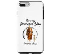 Carcasa para iPhone 7 Plus/8 Plus This Is My Peaceful Day - Walk for Peace Monks & Aloka Dog