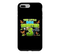 Carcasa para iPhone 7 Plus/8 Plus This Little Bug Hunter is 3 Years Old Bug 3rd Birthday Party