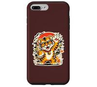 Carcasa para iPhone 7 Plus/8 Plus Tiger Nature Wildlife | Gráfico de Vida Silvestre Cool Big Cats