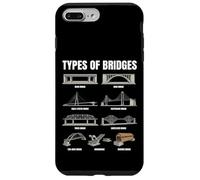 Carcasa para iPhone 7 Plus/8 Plus Tipos De Puentes Gráfico Ingeniería Civil Arquitectura