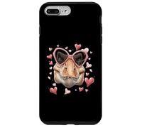Carcasa para iPhone 7 Plus/8 Plus Tiranosaurio Tiranosaurio Rex Corazón de San Valentín T-Rex
