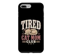 Carcasa para iPhone 7 Plus/8 Plus Tired Cat Mom Club Vintage Agotado Divertido Gráfico