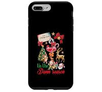 Carcasa para iPhone 7 Plus/8 Plus Tis The Damn Season Santa Reno Elfo Cóctel Navidad