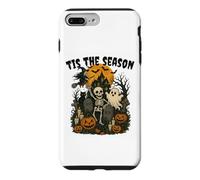 Carcasa para iPhone 7 Plus/8 Plus Tis The Season Halloween Skeleton Ghost Vibes Men Women