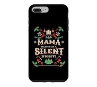 Carcasa para iPhone 7 Plus/8 Plus ¡Todo lo Que mamá Quiere es una Noche de Paz! Cuento de Navidad para Mujer