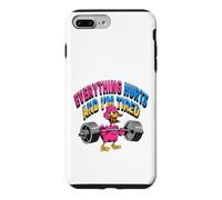 Carcasa para iPhone 7 Plus/8 Plus Todo me Duele, Estoy Cansado, Divertido Pato de Gimnasio