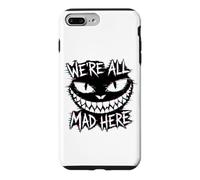 Carcasa para iPhone 7 Plus/8 Plus Todos Estamos Locos aquí Glitch Cheshire Cat Smile