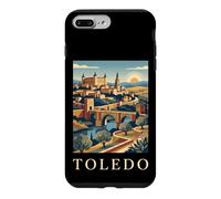 Carcasa para iPhone 7 Plus/8 Plus Toledo España Ciudad Histórica Puesta del Sol Arte Escéni