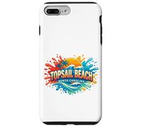 Carcasa para iPhone 7 Plus/8 Plus Topsail Beach North Carolina San Dunes Gráfico novedoso