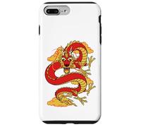 Carcasa para iPhone 7 Plus/8 Plus Traditional Zodiac Lucky Red Oriental Chinese Dragon