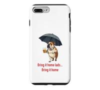 Carcasa para iPhone 7 Plus/8 Plus Tráelo a casa Muchachos Bulldog británico Bebiendo Cerveza