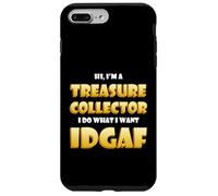 Carcasa para iPhone 7 Plus/8 Plus Treasure Collector Idgaf Pirate Hunter Gold Coin Collections
