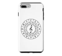 Carcasa para iPhone 7 Plus/8 Plus Treble Clef Circle of Fifths - Camiseta de Regalo para músico